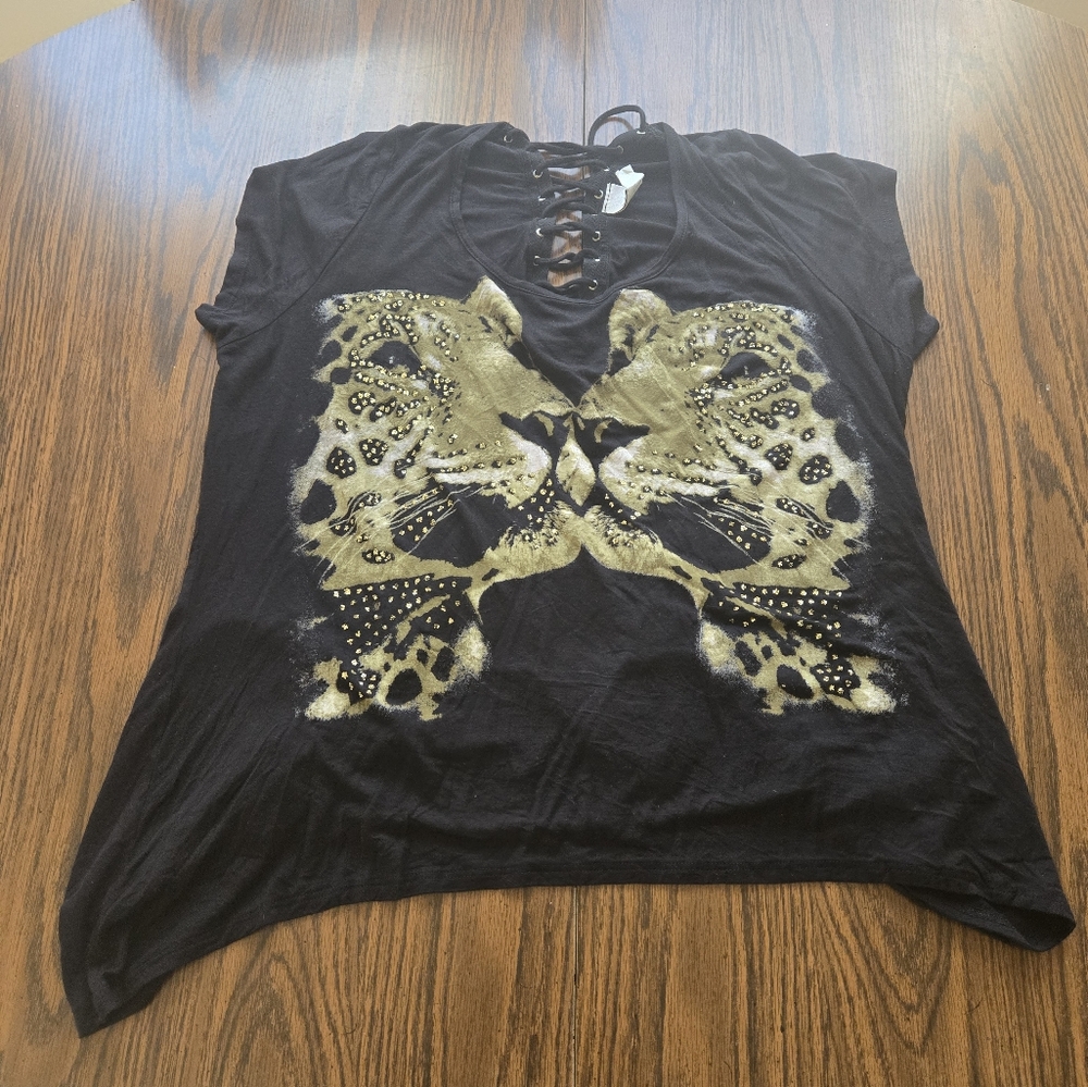 L.A. Teez Leopard Top